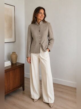 Nina Mclemore Wool Reversible Jacket